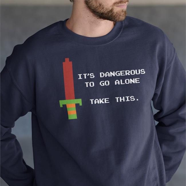 Zelda Cameo It's Dangerous To Go Alone Take This Hoodie