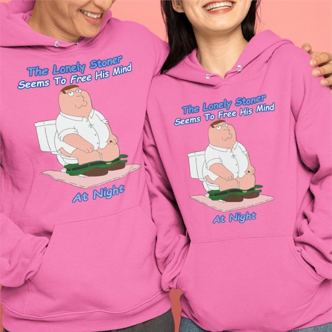 Shirtsthtgohard Shirts That Go Hard The Lonely Stoner Seems To Free His Mind At Night Shirt