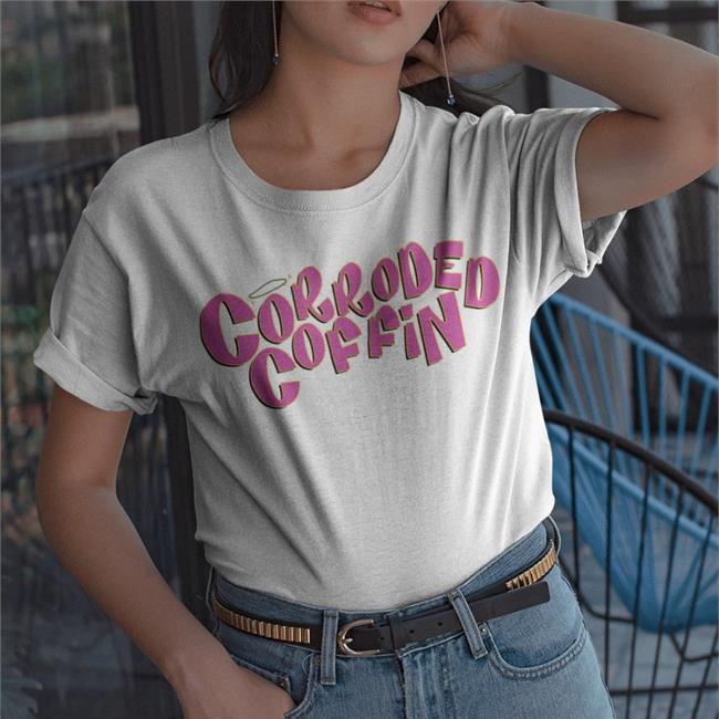 St3v3th3h41r Corroded Coffin Tee Shirt