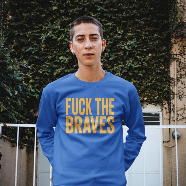 Fuck The Braves Hoodie Blue