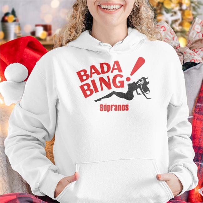 White The Sopranos Bada Bing Shirt Mia