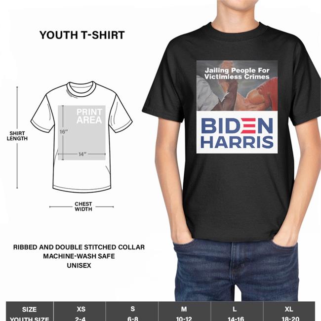 Jailing People For Victimless Crimes Biden Harris Hoodie Wearechange Store Luke Rudkowski