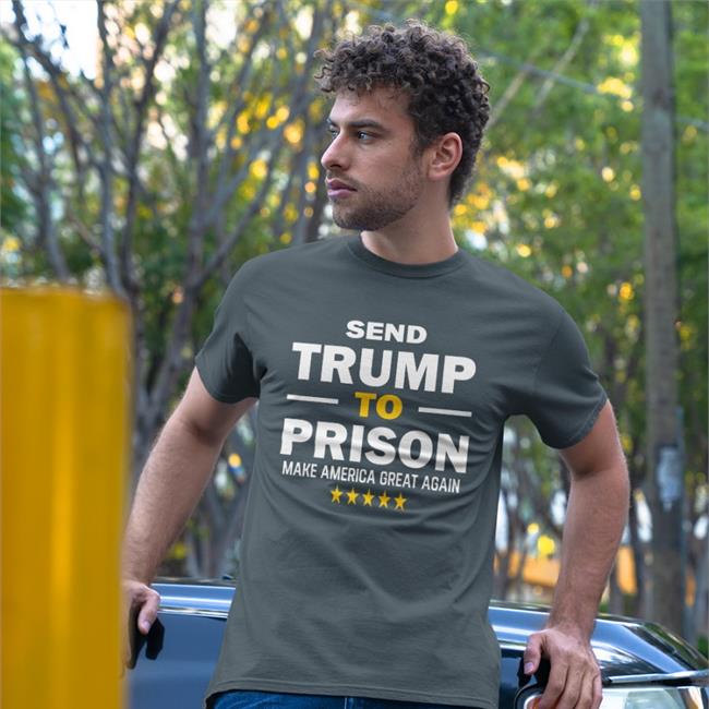 Send Trump To Prison Make America Great Again Shirt Black Errol Musk