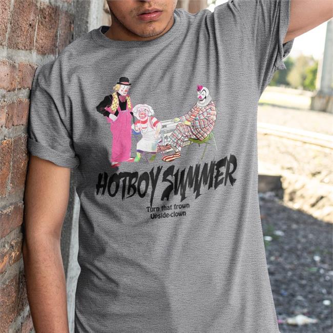 Hot Noy Summer Turn That Frown Upside Clown Tee The Good Shirts Store