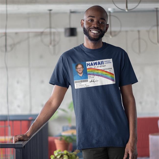 JasonMcCourty Mc Daniel Hawaii Driver License Tee Black