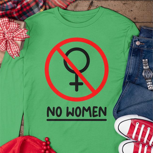 No Women Shirt Bloopy Webcomic