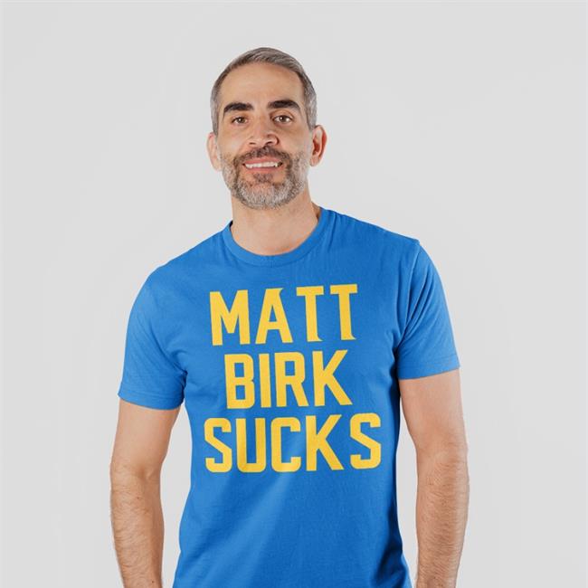 Paulmarvinarts Store Matt Birk Sucks Tee