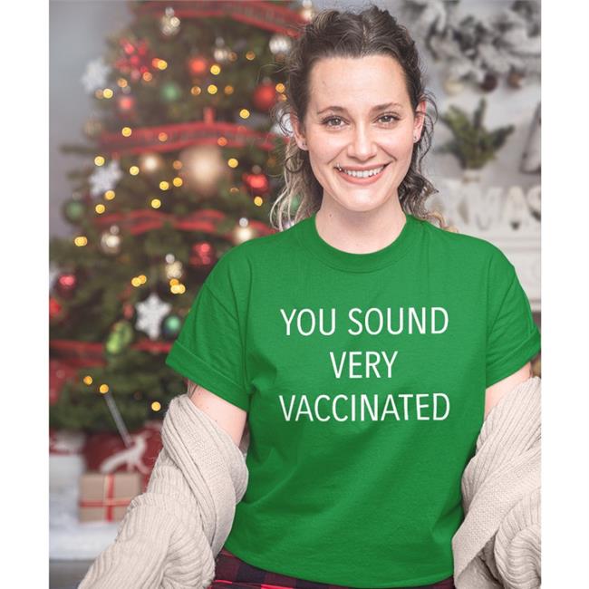You Sound Very Vaccinated Hoodie Black Kimmagagal2