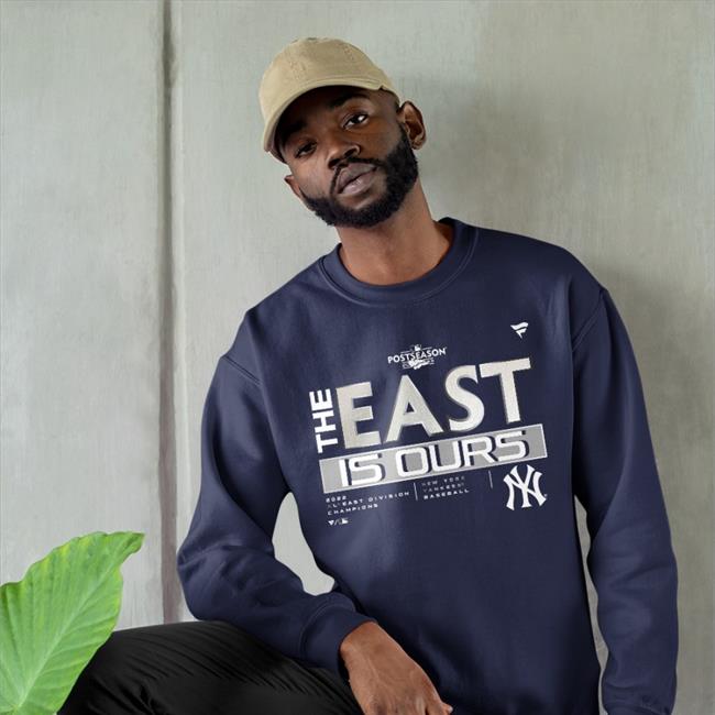 New York Yankees 2022 The East Is Ours Shirts Youth New York Yankees Fanatics Branded Navy 2022 Al East Division Champions Locker Room Hoodie