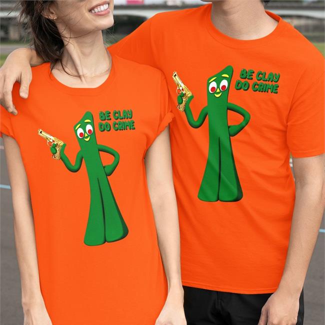 Be Clay Do Crime Shirts Sleepboyunderground Store Be Clay Do Crime T Shirt