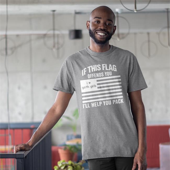 If This Flag Offends You I’Ll Hell You Pack I Heart Goth Girls Sweatshirt Black