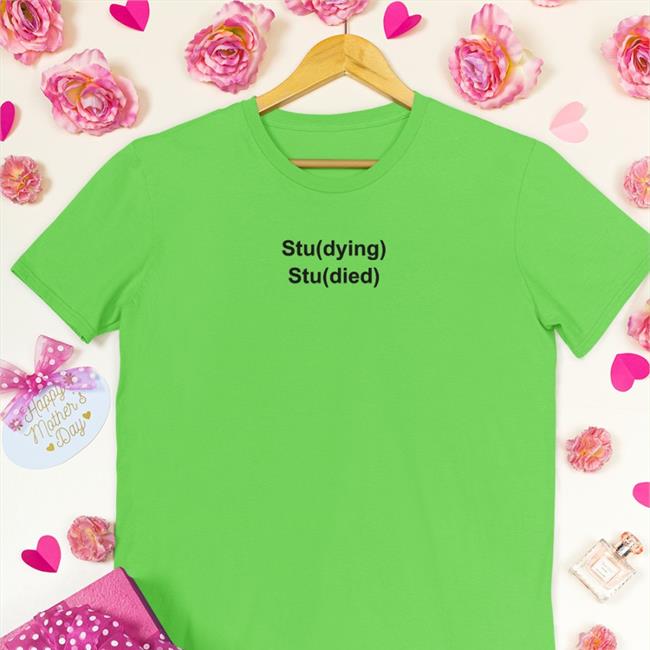 Studying Studied Shirt White Slshers