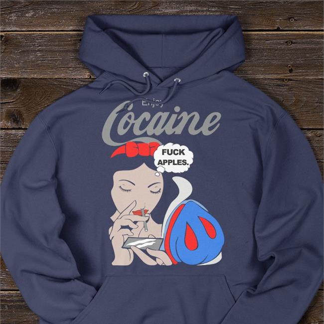 Snow White Enjoy Cocaine Fuck Apples Funny T Shirt