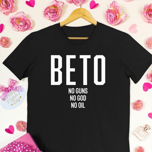 Beto No Guns No God No Oil Shirt Black Parker Molloy