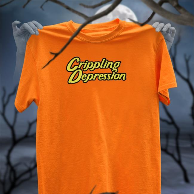 Crippling Depression Puffs Orange Shirts