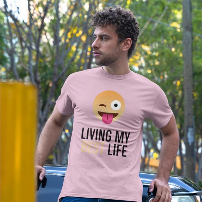 White Living My Best Life Tee Shebysheree Merch