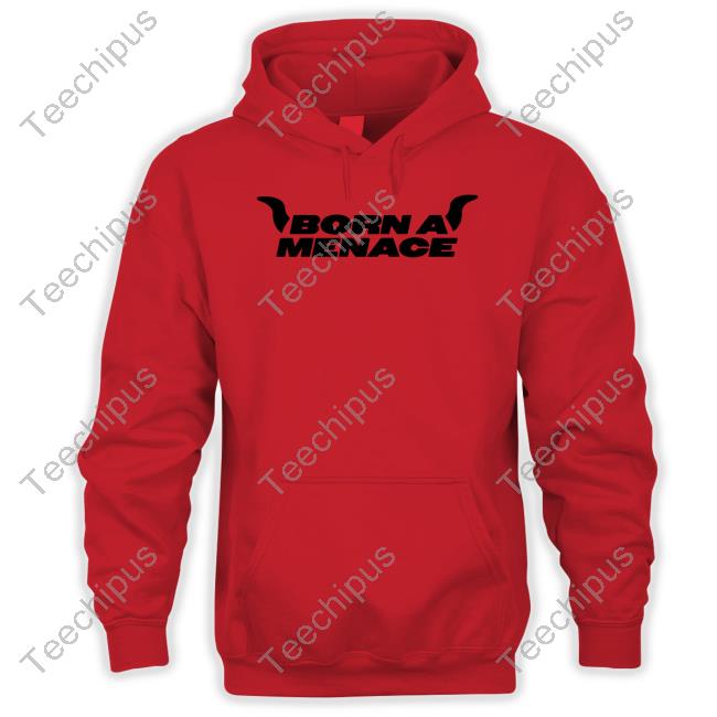 Born A Menace Biker Horn Sweatshirt
