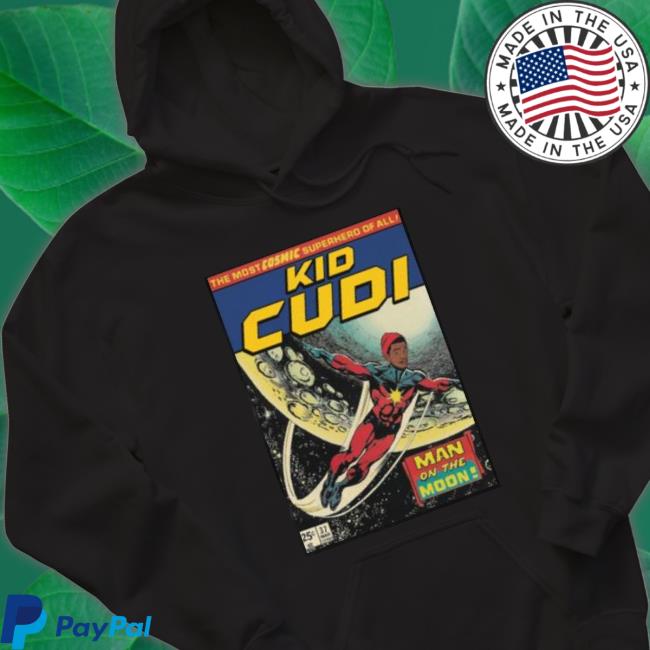 Kid Cudi Comic Design Superman Parody Sweatshirts