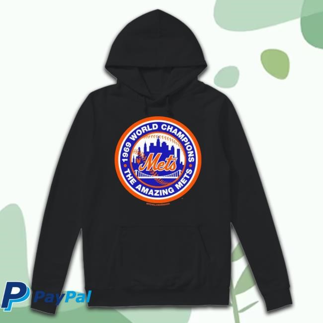 Original Mitchell & Ness 1969 New York Mets World Champions Long Sleeve T Shirt