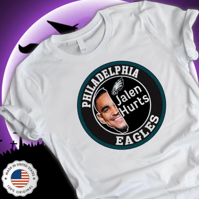 Philadelphia Eagles Quarterback Jalen Hurts Logo Sweaters Philadelphia Eagles Quarterback Jalen Hurts Logo Sweatshirts
