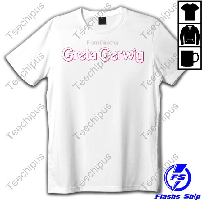 Ryan Gosling Wearing From Director Greta Gerwig Official T Shirt