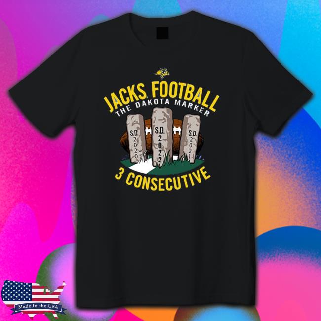 Jacks Football The Dakota Maker 3 Consecutive Shirt