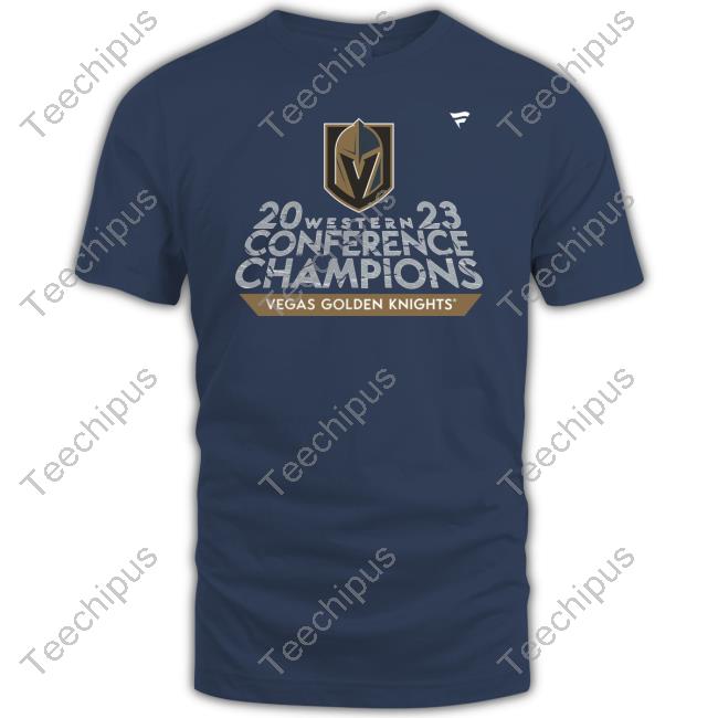 Vegas Golden Knights 2023 Western Conference Champions Locker Room T Shirt