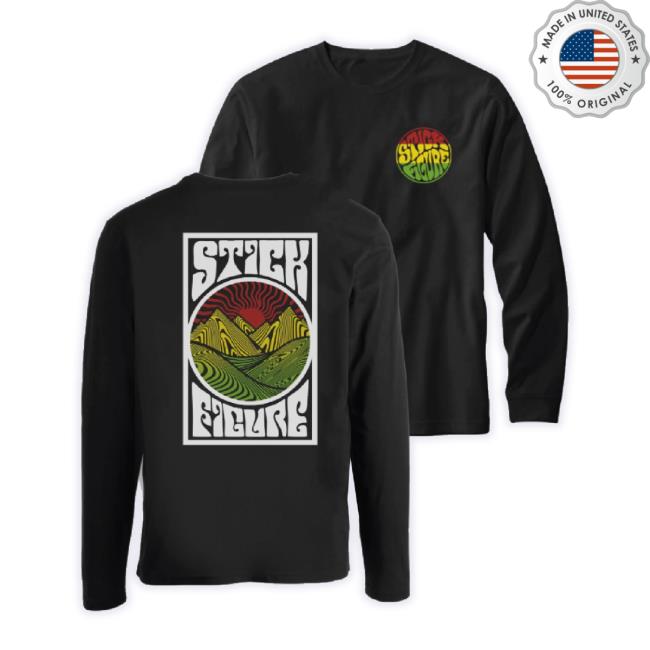 Trending Stickfigure Store Merch Rasta Sunrise Unisex Sweatshirt (Black) Stickfigurestore Shop