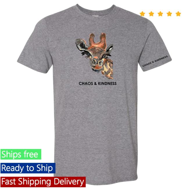 Official Chaos And Kindness Store Viktor V. Giraffe Tshirt