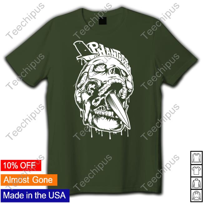 Phantogram Band Skull Long Sleeve Tee Shirt Phantogramshop