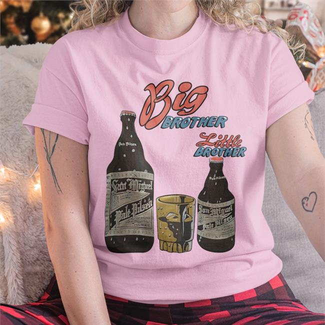 Big Brother Little Brother Wine Shirt