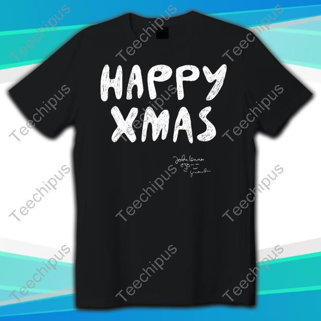 Official John Lennon Happy Xmas Tee Shirt