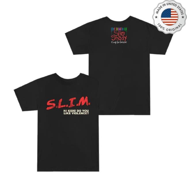 Original S.L.I.M T-Shirt Eminem Shop Merch Store