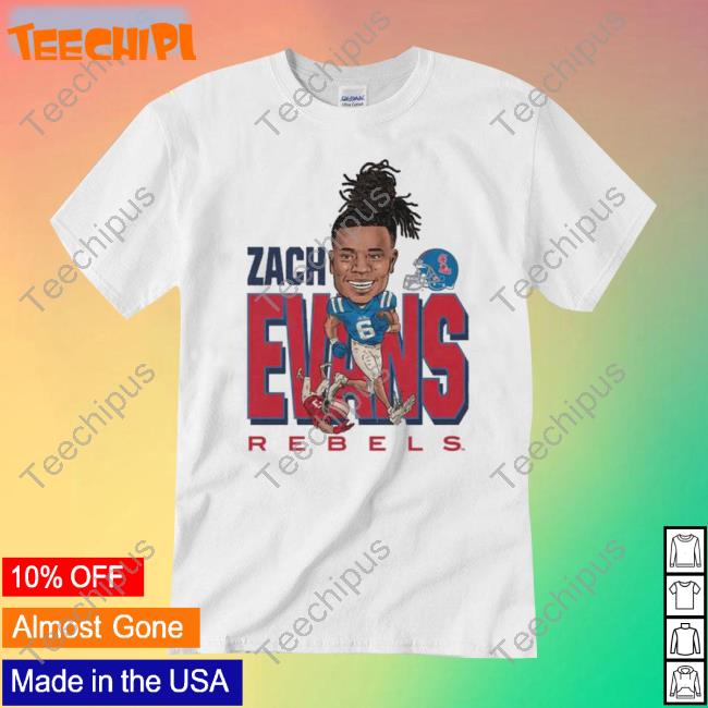 Ole Miss Rebels Zach Evans Rebels Crewneck Sweatshirt