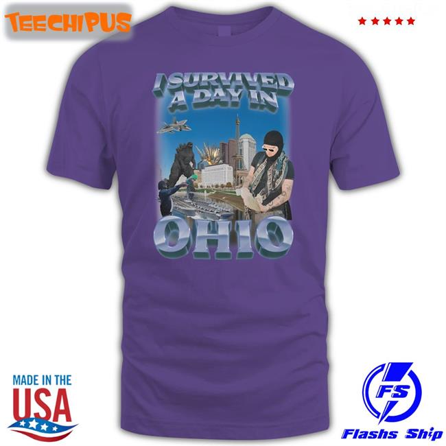 Swagstimulus I Survived A Day In Ohio Shirt Swagstimulus I Survived A Day In Ohio T Shirts