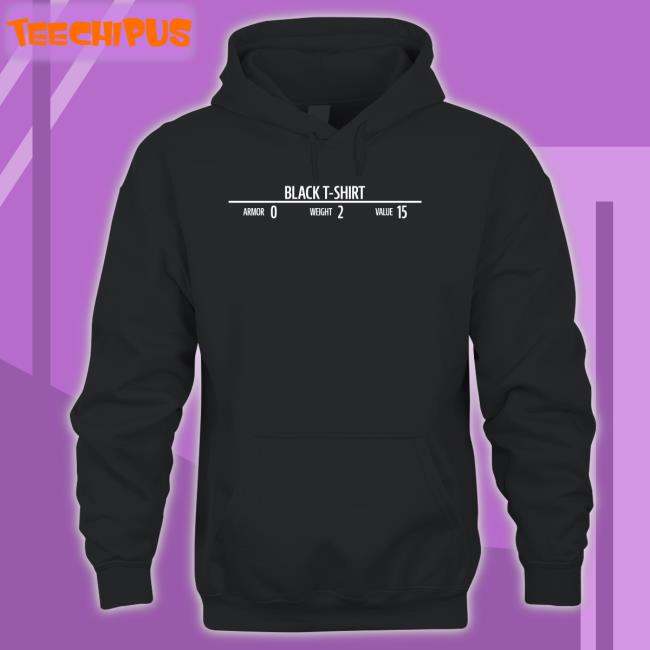 Namerz78 Black T-Shirt Armor 0 Weight 2 Value 15 New Shirt Truestl