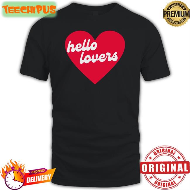 Hello Lovers Heart Long Sleeve T Shirt
