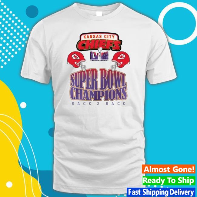 Original Kansas City Chiefs Super Bowl Champions Back 2 Back Hoodie Sweatshirt