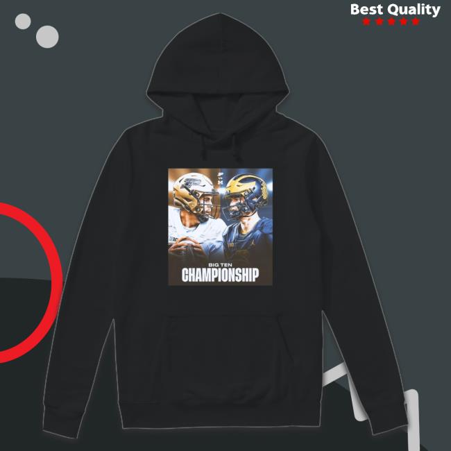 Michigan Vs Purdue Football 2022 Big Ten Championship Game Indianapolis Hooded Sweatshirt