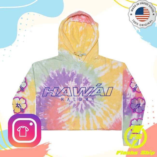 Original Hawái Tie-Dye Crop Classic Shirt Maluma Shop Merch Store