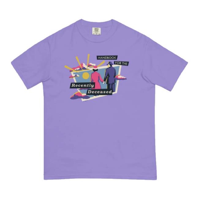 Trending Beetlejuice Beetlejuice Handbook For The Recently Deceased Comfort Colors Sweater Wb Shop Merch Store