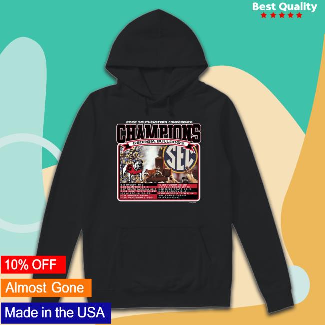 Georgia Bulldogs 2022 Southeastern Conference Sec Champion Sweatshirts