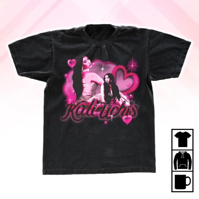 Trending Kaliuchis Merch Store Rmiv West Coast Tour Black Airbrush Hoodie Sweatshirt Shop Kaliuchis