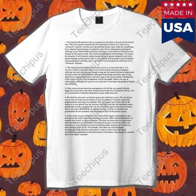 The Industrial Revolution And Its Consequences Have Been A Disaster For The Human Race Sweatshirt