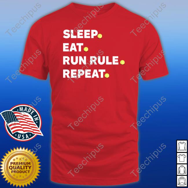 Summer Of George Sleep Eat Run Rule Repeat T-Shirt