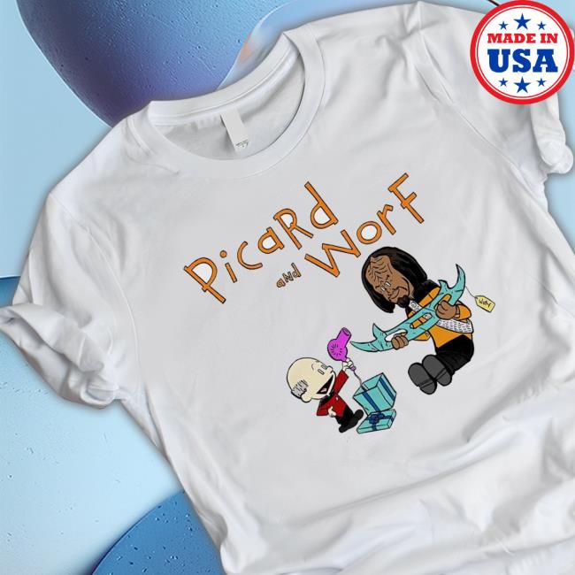 Picard And Worf Classic Shirt Picard And Worf Crewneck Sweatshirt