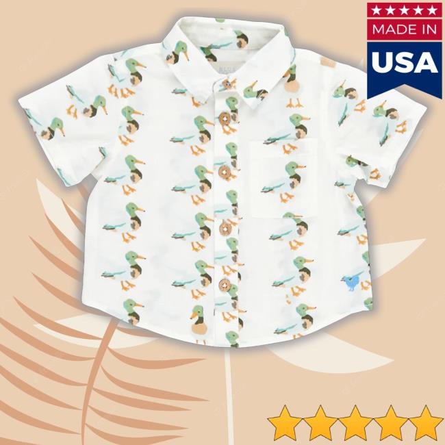 Pinkchicken Merch Baby Boys Jack - Mallard Friends New Shirt