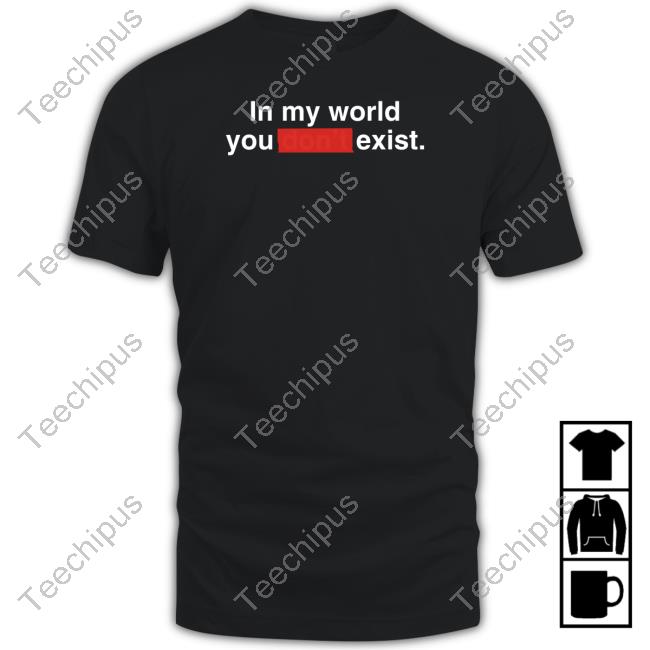 Dominic Fike’S New In My World You Don't Exist Hoodie