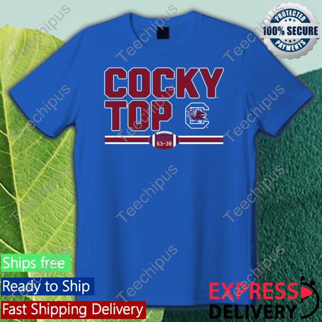 Cocky Top Tee Shirt South Carolina Football Cocky Top Shirt