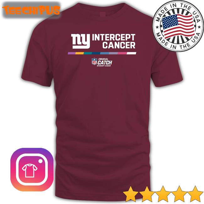 New York Giants Intercept Cancer Hoodie